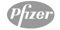 Pfizer logo.