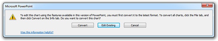 Conversion message 1